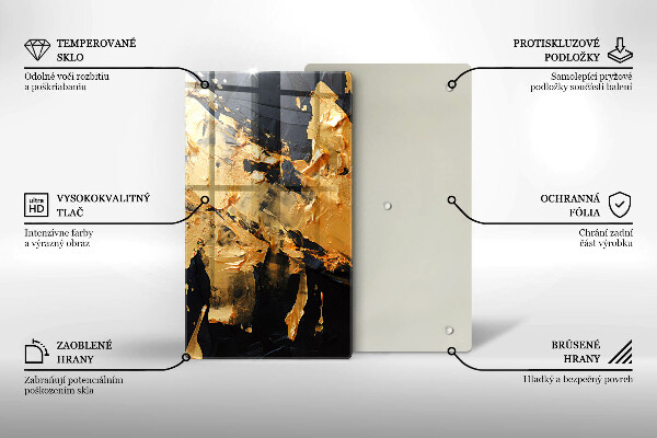 Skydd för induktionsspis modern Elegant färgstruktur