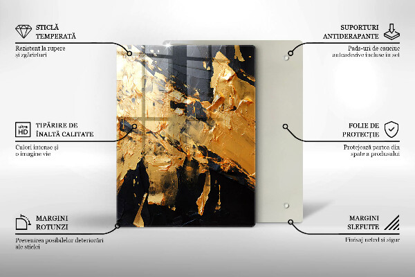 Skydd för induktionsspis modern Elegant färgstruktur