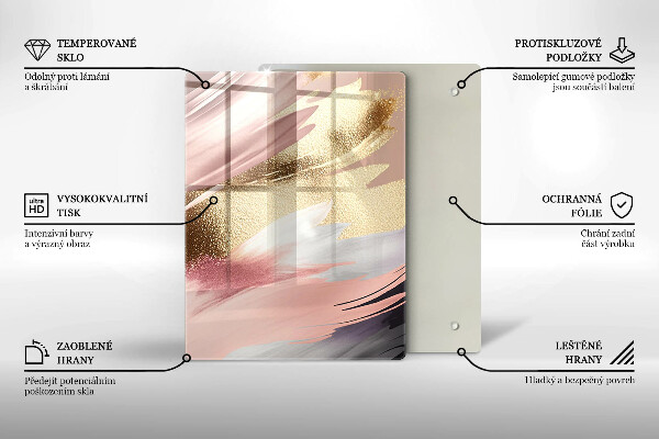 Skydd för induktionsspis modern Pastellfläckar
