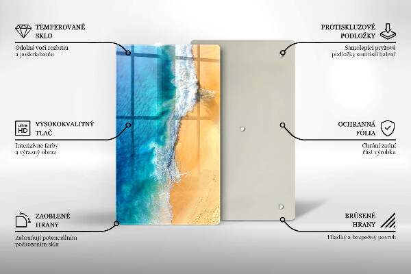 Skydd för induktionsspis modern Strand och hav