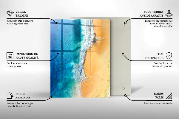 Skydd för induktionsspis modern Strand och hav
