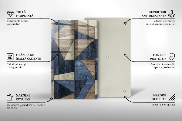 Kokkärlskydd modern Geometrisk abstraktion