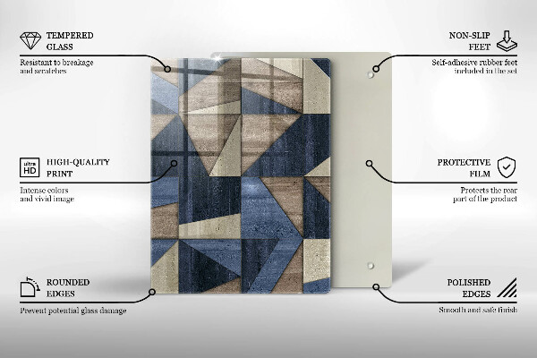 Kokkärlskydd modern Geometrisk abstraktion