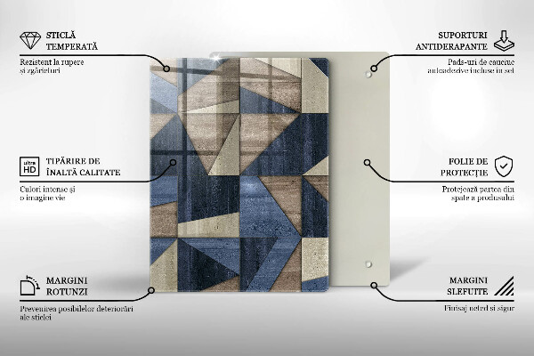 Kokkärlskydd modern Geometrisk abstraktion