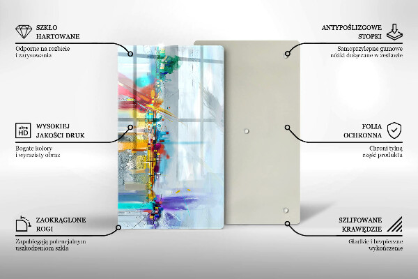 Kokkärlskydd modern Målad abstraktion