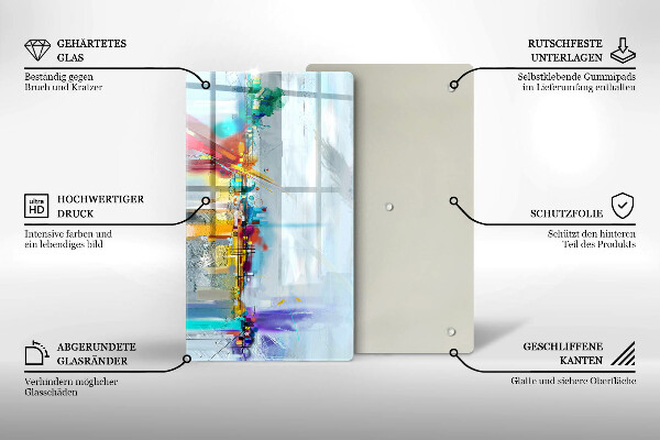 Kokkärlskydd modern Målad abstraktion