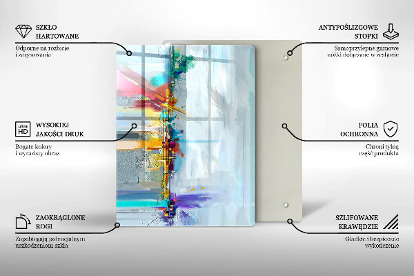 Kokkärlskydd modern Målad abstraktion