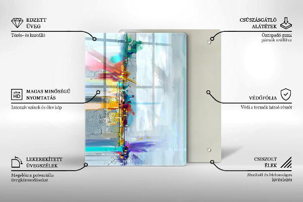 Kokkärlskydd modern Målad abstraktion