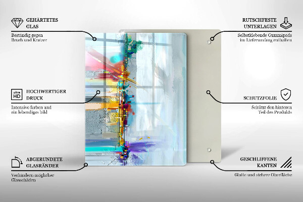 Kokkärlskydd modern Målad abstraktion
