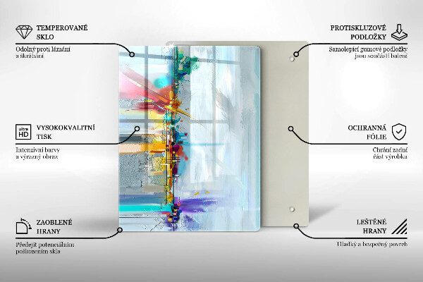 Kokkärlskydd modern Målad abstraktion