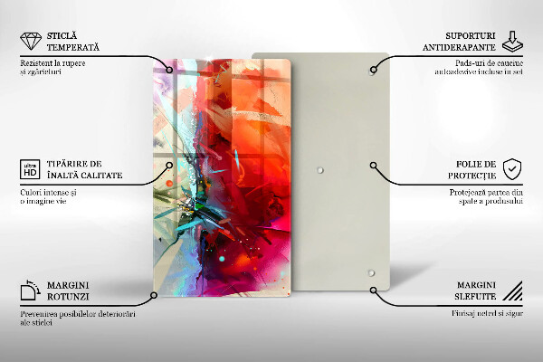 Kokkärlskydd modern Målad abstraktion