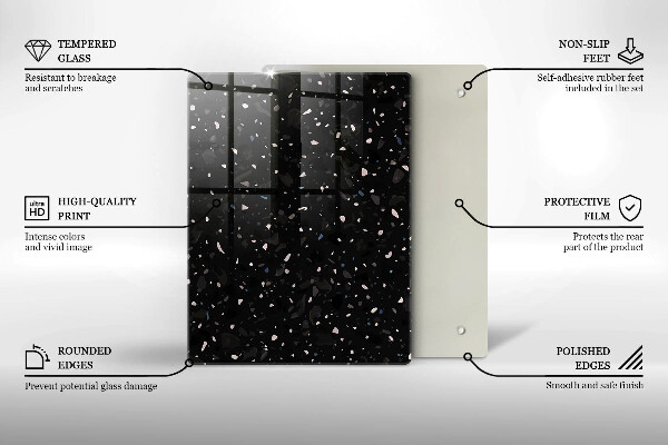 Kokkärlskydd modern Mörk sten gres