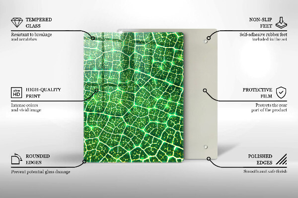 Kokkärlskydd modern Bladstruktur