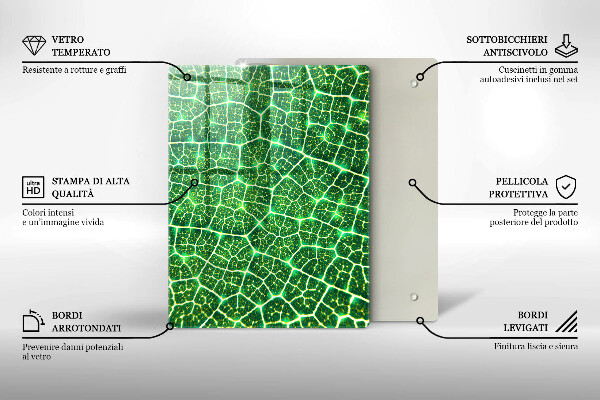 Kokkärlskydd modern Bladstruktur