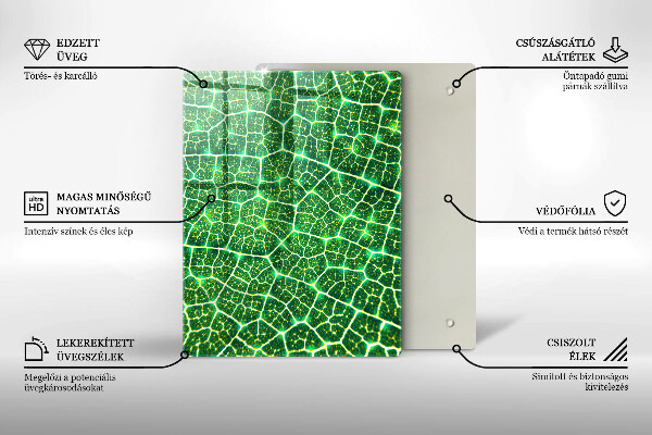 Kokkärlskydd modern Bladstruktur