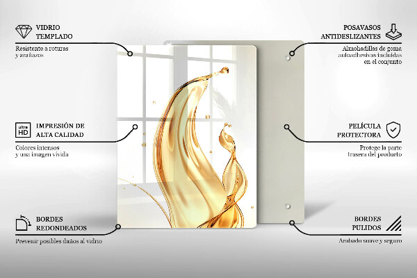 Skydd för induktionsspis modern Olivolja