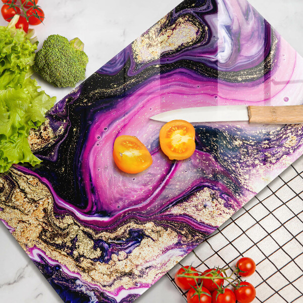 Kokkärlskydd modern Abstrakt design guld