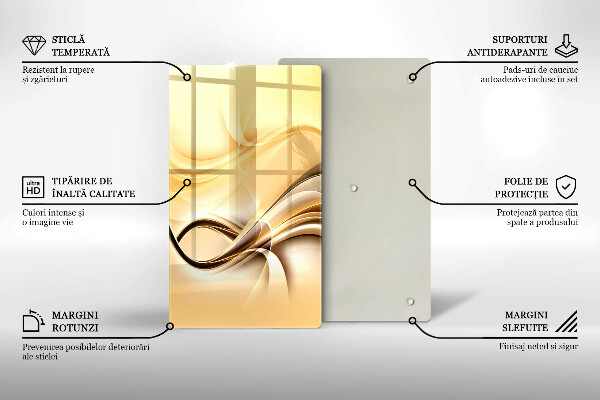 Glashällskydd modern Abstrakt rök