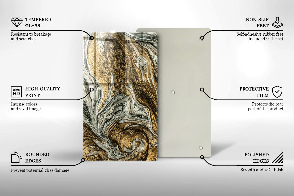 Kokkärlskydd modern Rik abstraktion