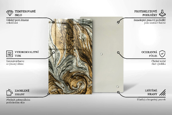 Kokkärlskydd modern Rik abstraktion