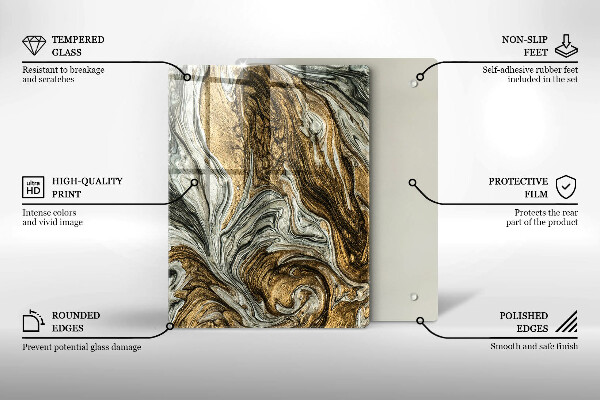 Kokkärlskydd modern Rik abstraktion