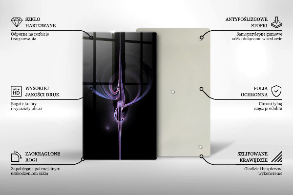 Spisskyddsplatta modern Modern abstraktion