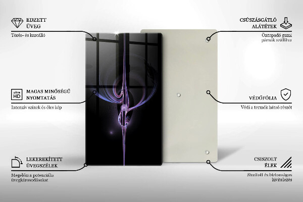 Spisskyddsplatta modern Modern abstraktion