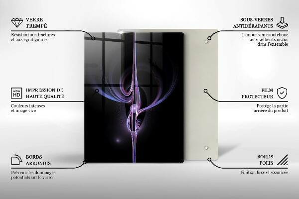 Spisskyddsplatta modern Modern abstraktion