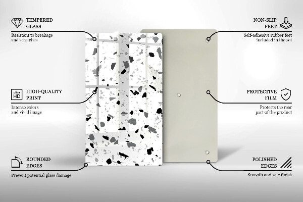 Kokkärlskydd modern Dekorativ sten gres