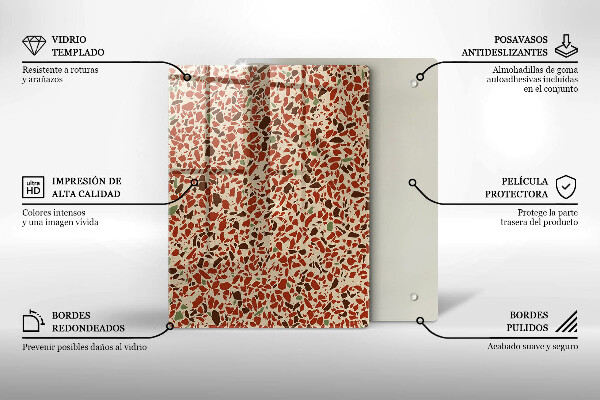 Skydd för induktionsspis modern Litet stengods