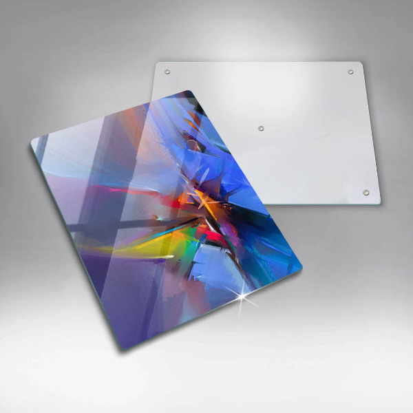 Glashällskydd modern Målad abstraktion