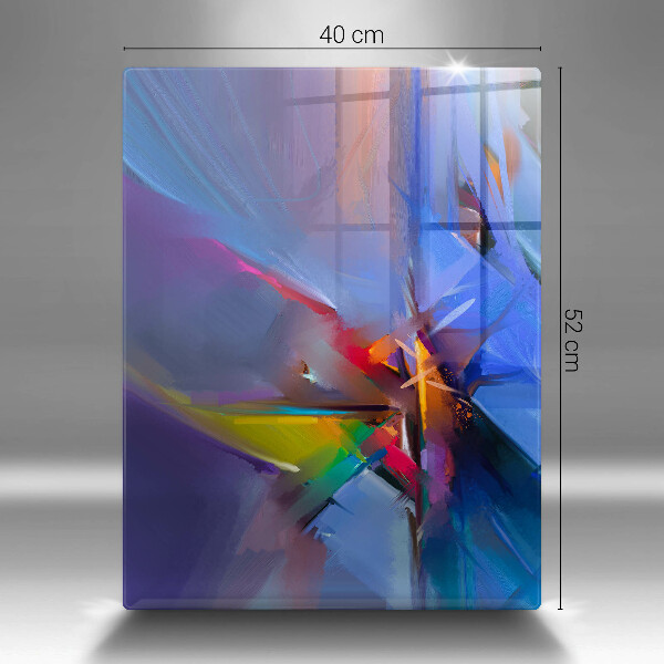 Glashällskydd modern Målad abstraktion