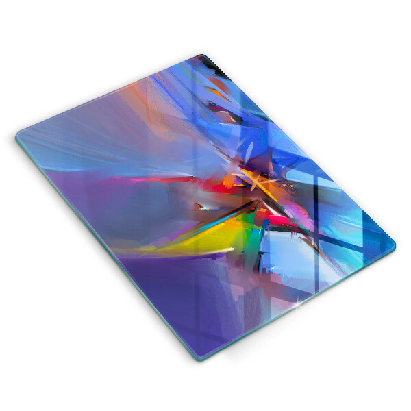 Glashällskydd modern Målad abstraktion