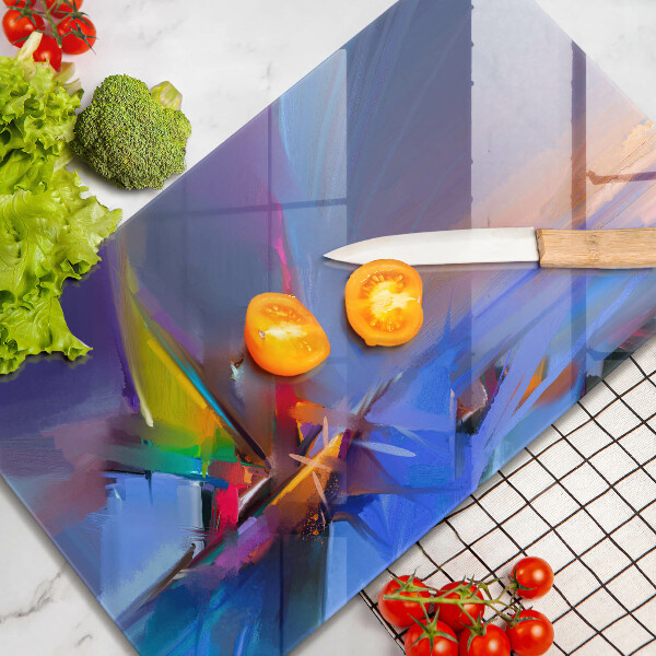 Glashällskydd modern Målad abstraktion