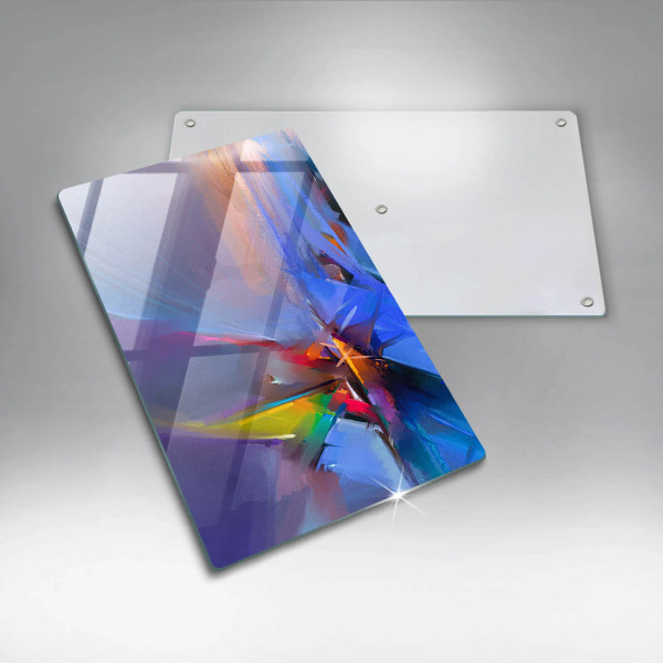 Glashällskydd modern Målad abstraktion