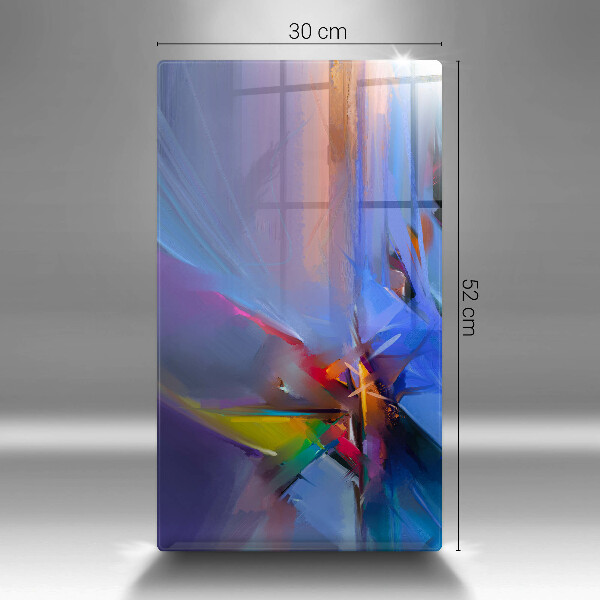 Glashällskydd modern Målad abstraktion