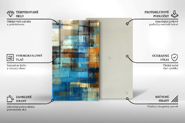 Glashällskydd modern Målad bakgrund