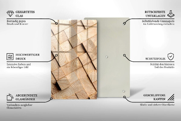 Glashällskydd modern Trärutor