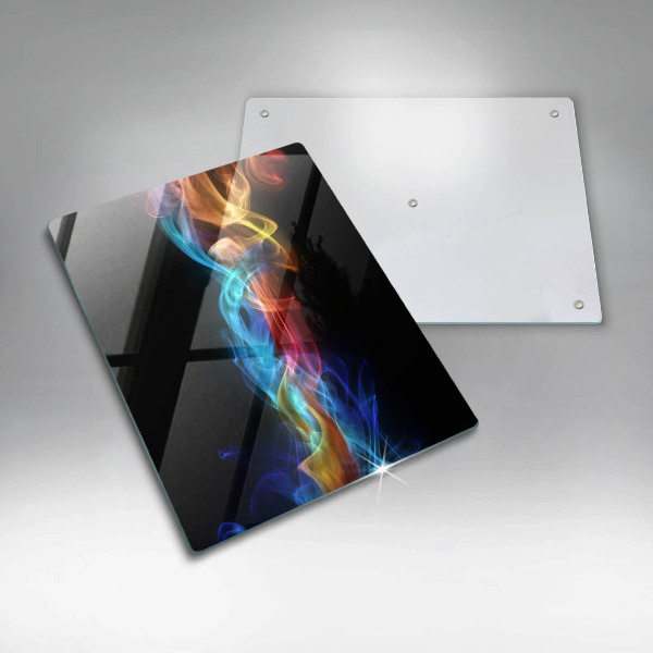 Spisskyddsplatta modern Färgad rök