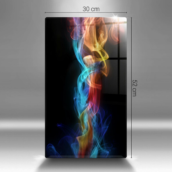 Spisskyddsplatta modern Färgad rök