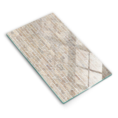 Glashällskydd modern Ljus tegelvägg