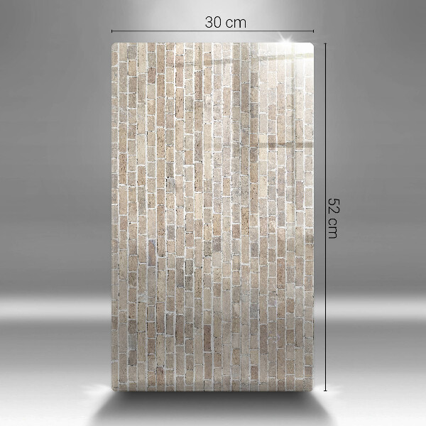 Glashällskydd modern Ljus tegelvägg