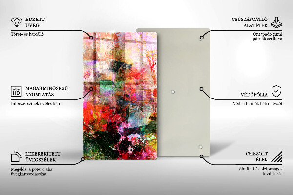 Spisskyddsplatta modern Måla abstraktion