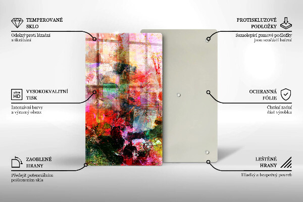 Spisskyddsplatta modern Måla abstraktion