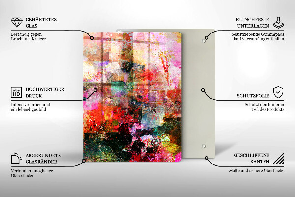 Spisskyddsplatta modern Måla abstraktion