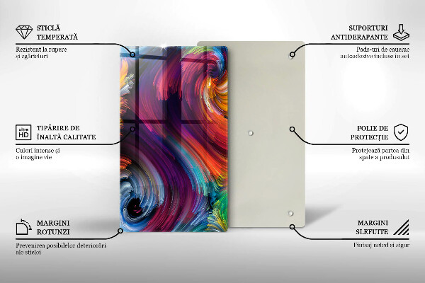 Glashällskydd modern Färgglada höjdpunkter