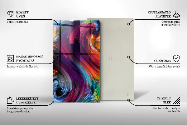 Glashällskydd modern Färgglada höjdpunkter