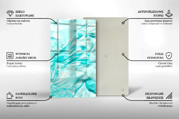 Glashällskydd modern Abstraktionsfärger