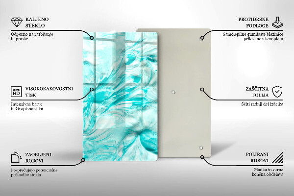 Glashällskydd modern Abstraktionsfärger