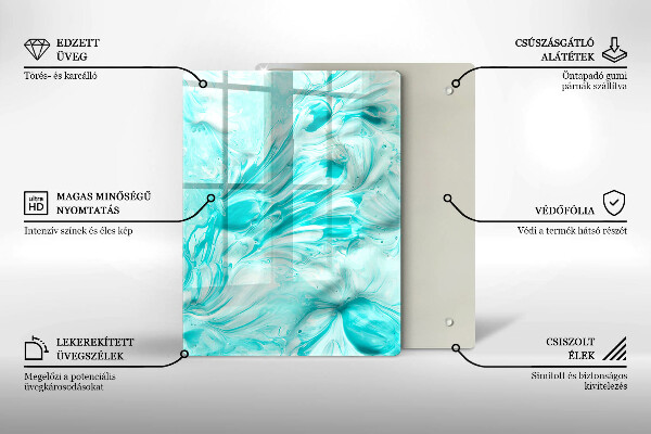 Glashällskydd modern Abstraktionsfärger